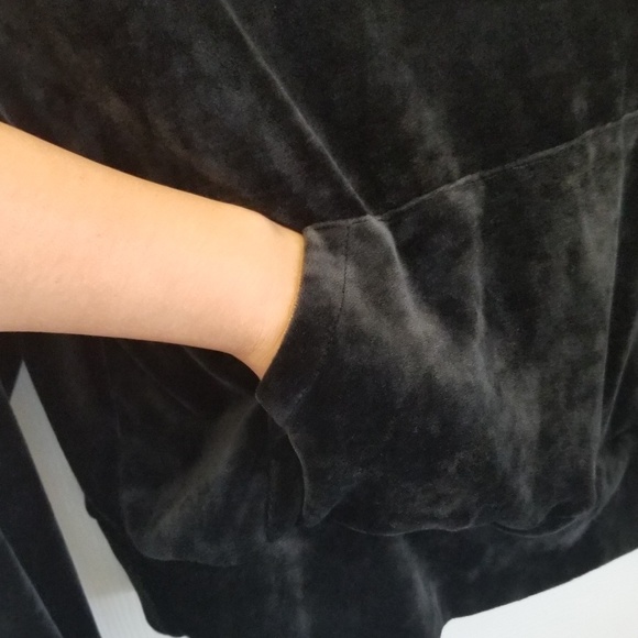 Don't Ask Why  O/S black hoodie w/ pocket - Picture 6 of 6